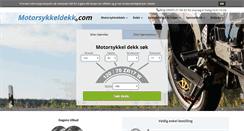 Desktop Screenshot of motorsykkeldekk.com