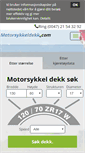 Mobile Screenshot of motorsykkeldekk.com